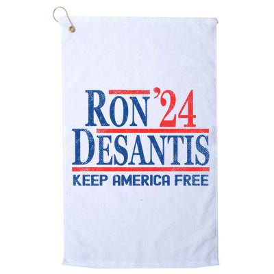 Ron DeSantis 2024 Keep America Free Golf Towel