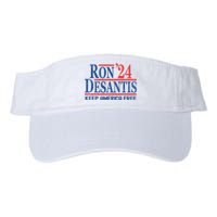 Ron DeSantis 2024 Keep America Free Valucap Bio-Washed Visor