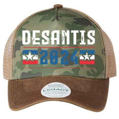 Ron Desantis 2024 For President Legacy Tie Dye Trucker Hat