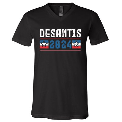 Ron Desantis 2024 For President V-Neck T-Shirt