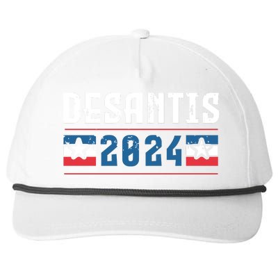 Ron Desantis 2024 For President Snapback Five-Panel Rope Hat