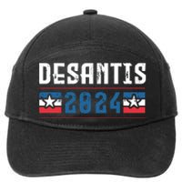 Ron Desantis 2024 For President 7-Panel Snapback Hat