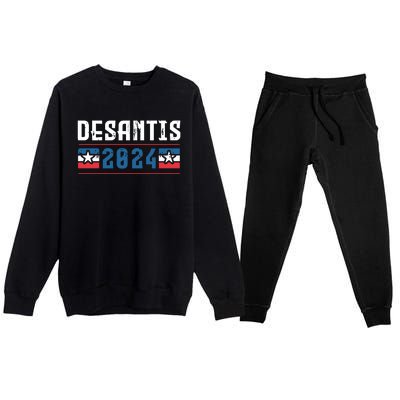 Ron Desantis 2024 For President Premium Crewneck Sweatsuit Set