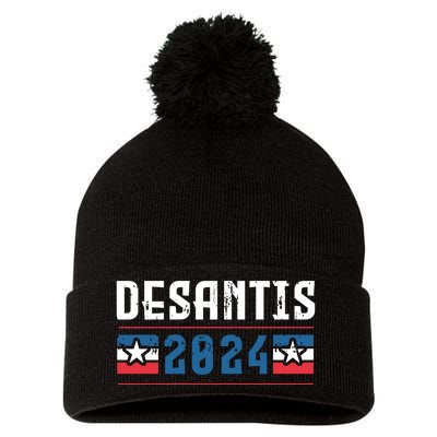 Ron Desantis 2024 For President Pom Pom 12in Knit Beanie