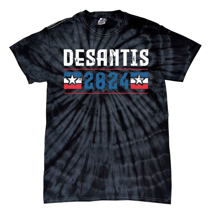 Ron Desantis 2024 For President Tie-Dye T-Shirt