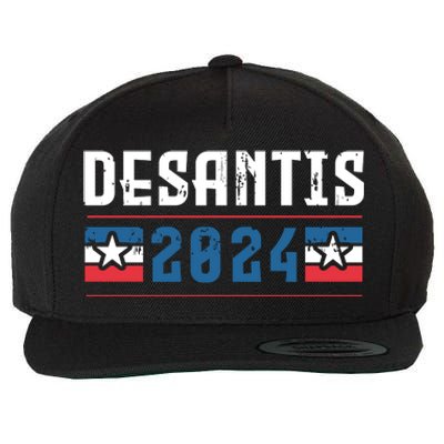 Ron Desantis 2024 For President Wool Snapback Cap