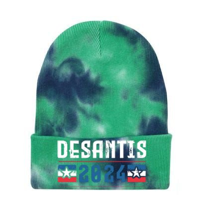 Ron Desantis 2024 For President Tie Dye 12in Knit Beanie