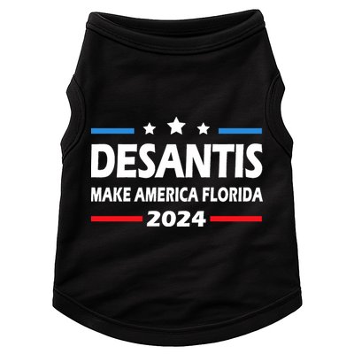 Ron DeSantis 2024 Make America Florida US Flag 2024 Election Desantis Florida Doggie Tank