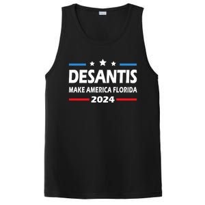 Ron DeSantis 2024 Make America Florida US Flag 2024 Election Desantis Florida PosiCharge Competitor Tank