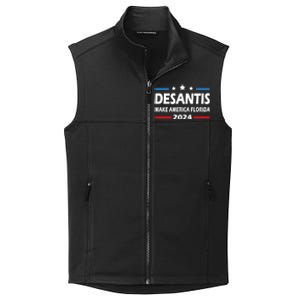 Ron DeSantis 2024 Make America Florida US Flag 2024 Election Desantis Florida Collective Smooth Fleece Vest