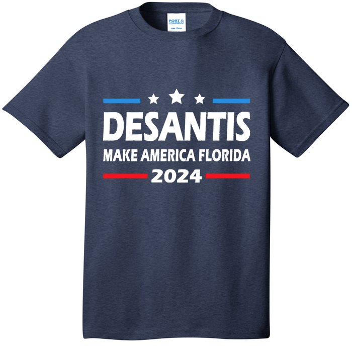 Ron DeSantis 2024 Make America Florida US Flag 2024 Election Desantis Florida T-Shirt