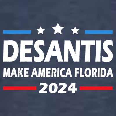 Ron DeSantis 2024 Make America Florida US Flag 2024 Election Desantis Florida T-Shirt
