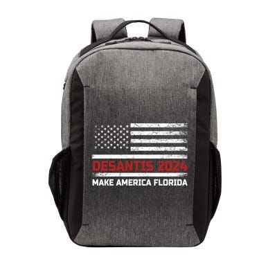 Ron DeSantis 2024 Make America Florida US Flag 2024 Election Desantis Florida Vector Backpack