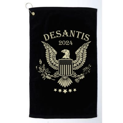 Presidential Seal Desantis 2024 Platinum Collection Golf Towel