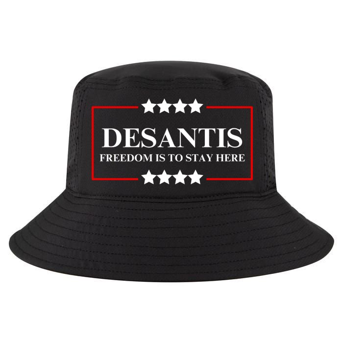 Ron DeSantis 2028 Presidential Election 2028 Freedom Cool Comfort Performance Bucket Hat