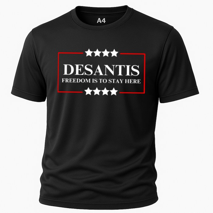 Ron DeSantis 2028 Presidential Election 2028 Freedom Cooling Performance Crew T-Shirt