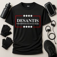 Ron DeSantis 2028 Presidential Election 2028 Freedom Cooling Performance Crew T-Shirt