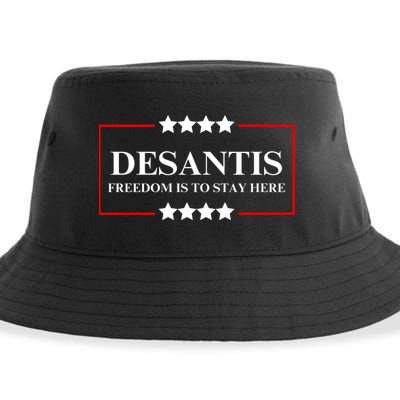 Ron DeSantis 2028 Presidential Election 2028 Freedom Sustainable Bucket Hat