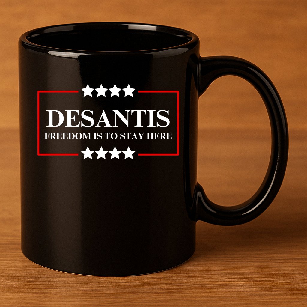Ron DeSantis 2028 Presidential Election 2028 Freedom 11oz C Handle Ceramic Mug
