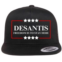 Ron DeSantis 2028 Presidential Election 2028 Freedom Flat Bill Trucker Hat