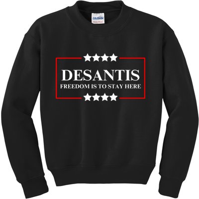Ron DeSantis 2028 Presidential Election 2028 Freedom Kids Sweatshirt