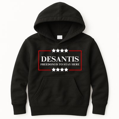 Ron DeSantis 2028 Presidential Election 2028 Freedom Kids Hoodie