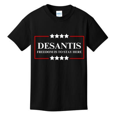 Ron DeSantis 2028 Presidential Election 2028 Freedom Kids T-Shirt