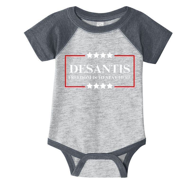 Ron DeSantis 2028 Presidential Election 2028 Freedom Infant Baby Jersey Bodysuit
