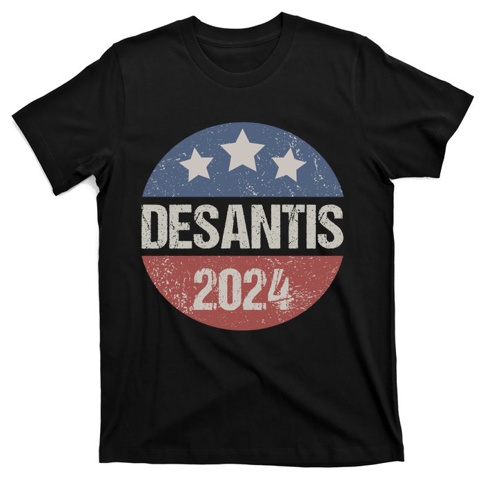 Ron Desantis 2024 Vintage & Distressed DeSantis For President In 2024 T-Shirt