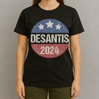 Ron Desantis 2024 Vintage & Distressed DeSantis For President In 2024 T-Shirt