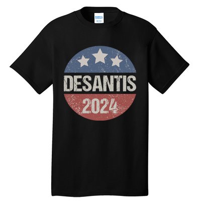 Ron Desantis 2024 Vintage & Distressed DeSantis For President In 2024 Tall T-Shirt