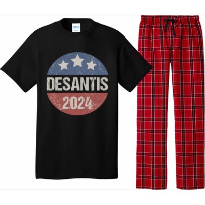 Ron Desantis 2024 Vintage & Distressed DeSantis For President In 2024 Pajama Set