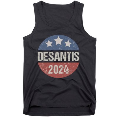 Ron Desantis 2024 Vintage & Distressed DeSantis For President In 2024 Tank Top