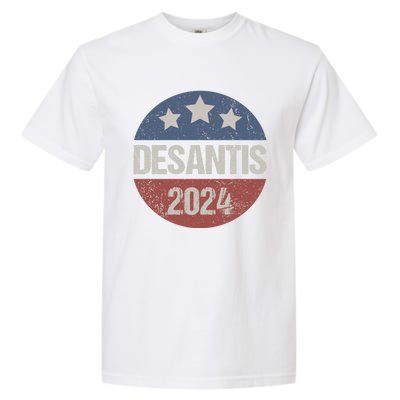 Ron Desantis 2024 Vintage & Distressed DeSantis For President In 2024 Garment-Dyed Heavyweight T-Shirt