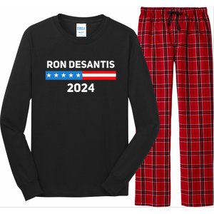 Ron Desantis 2024 Presidential Election Long Sleeve Pajama Set