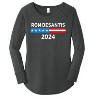 Ron Desantis 2024 Presidential Election Women's Perfect Tri Tunic Long Sleeve Shirt