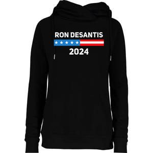 Ron Desantis 2024 Presidential Election Womens Funnel Neck Pullover Hood