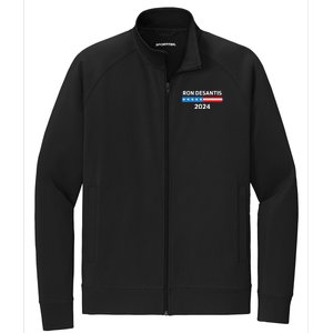 Ron Desantis 2024 Presidential Election Stretch Full-Zip Cadet Jacket