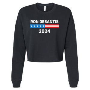 Ron Desantis 2024 Presidential Election Cropped Pullover Crew