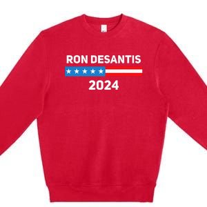 Ron Desantis 2024 Presidential Election Premium Crewneck Sweatshirt