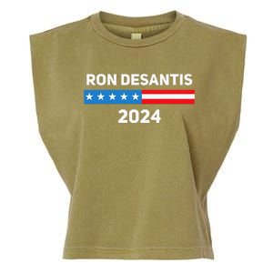 Ron Desantis 2024 Presidential Election Garment-Dyed Women's Muscle Tee