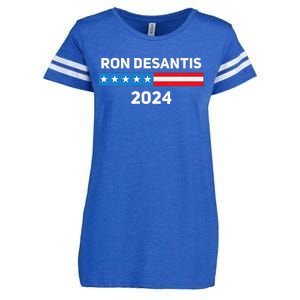 Ron Desantis 2024 Presidential Election Enza Ladies Jersey Football T-Shirt