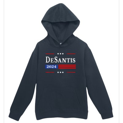 Ron Desantis 2024 For President American Flag Vintage Pro Urban Pullover Hoodie