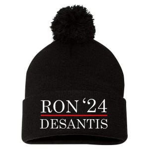 Ron Desantis 2024 Presidential Election Pom Pom 12in Knit Beanie