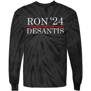 Ron Desantis 2024 Presidential Election Tie-Dye Long Sleeve Shirt