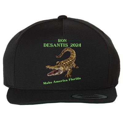 Ron Desantis 2024 Wool Snapback Cap