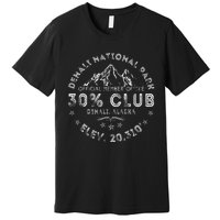 Retro Denali 30 Club Alaska National Park Denali Alaska Premium T-Shirt