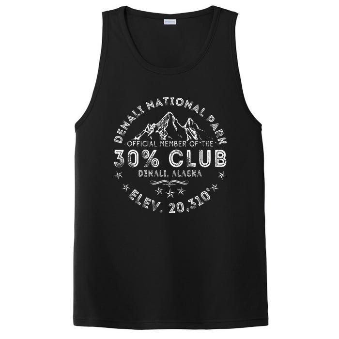 Retro Denali 30 Club Alaska National Park Denali Alaska PosiCharge Competitor Tank