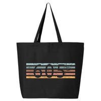 Retro Distressed 605 Area Code Sioux Falls South Dakota SD 25L Jumbo Tote
