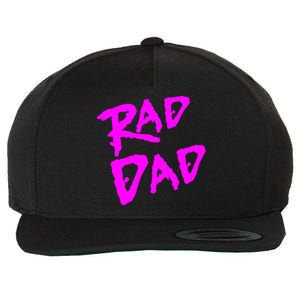 Rad Dad 80s Throwback Gift Wool Snapback Cap